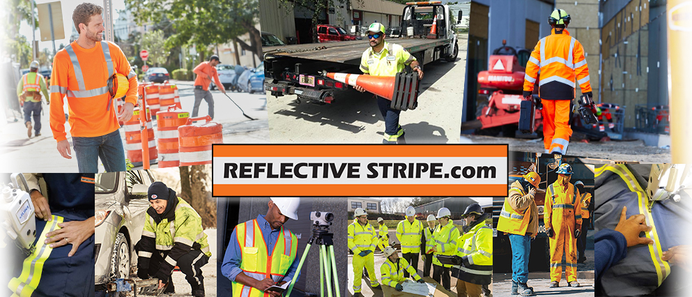 A collage of images of people working at construction sites